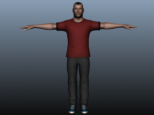 lowpoly man 3D Модель