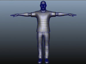 lowpoly man 3D Модель