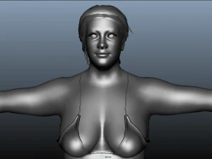 bikini women 3D Model