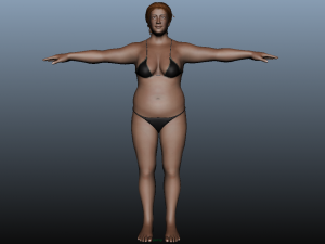 bikini women 3D 模型