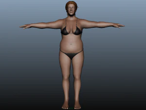 бикини женщины 3D Модель