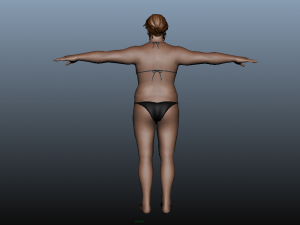 bikini women 3D 모델