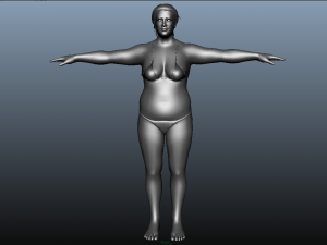 bikini women 3D 모델