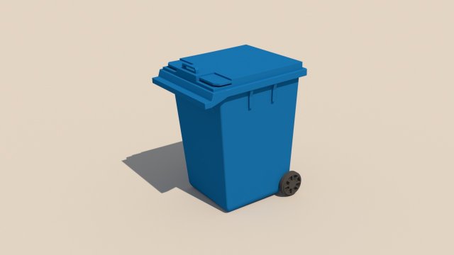 garbage can 3D 模型 .c4d .max .obj .3ds .fbx .stl .blend 