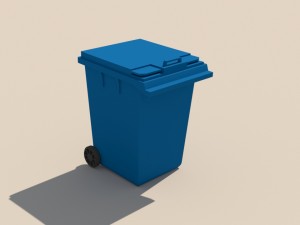 garbage can 3D 模型