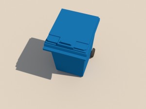 garbage can 3D 模型