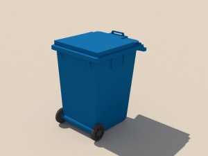 garbage can 3D 模型