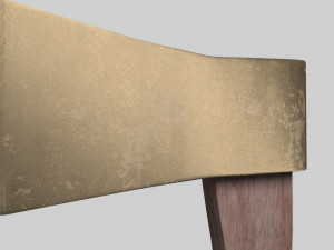 lowpoly axe 3D Model