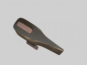 kapak poli rendah Model 3D