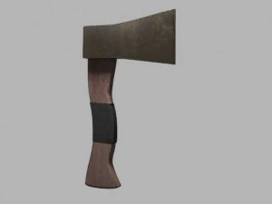 kapak poli rendah Model 3D