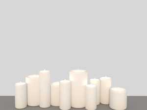 candle 3D Model