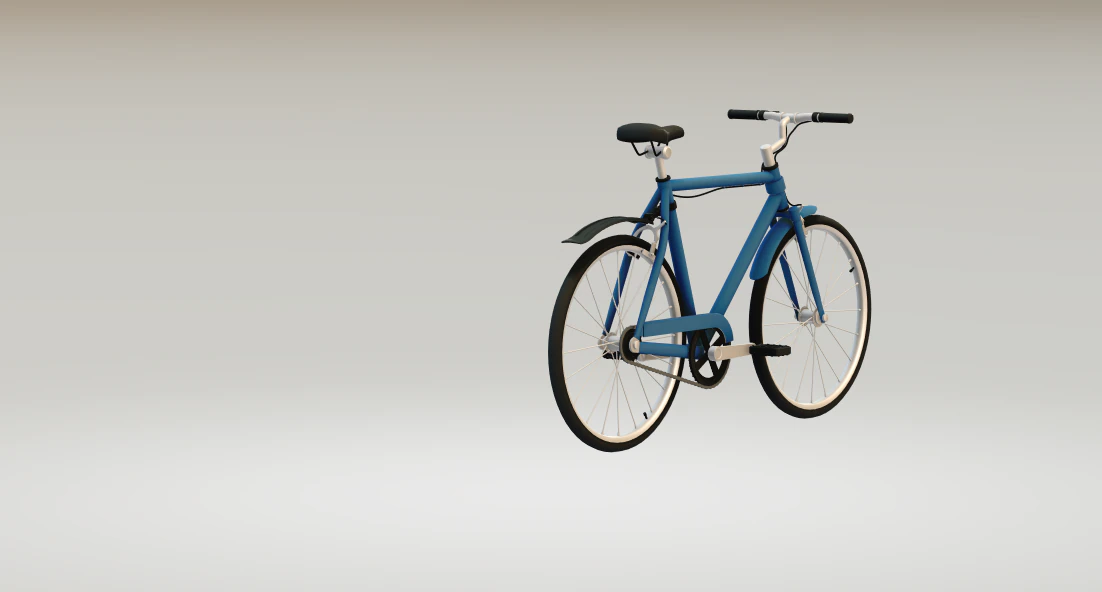Bicycle 3D Model .c4d .max .obj .3ds .fbx .stl .blend 