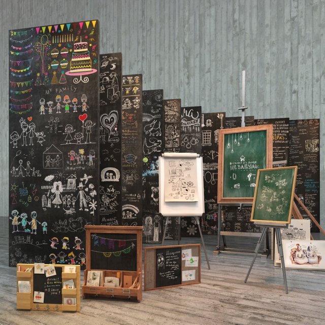 decor Model 3D .c4d .max .obj .3ds .fbx .stl .blend 