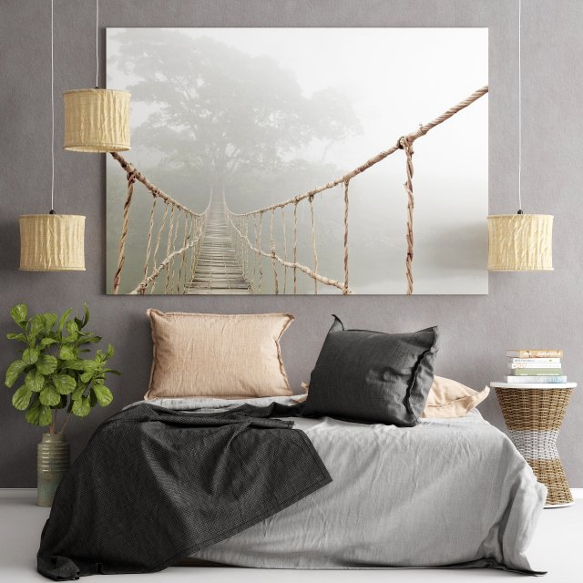 bedroom Model 3D .c4d .max .obj .3ds .fbx .stl .blend 