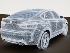 bmw x6 f16 3D Model