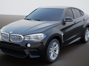 bmw x6 f16 3D मॉडल