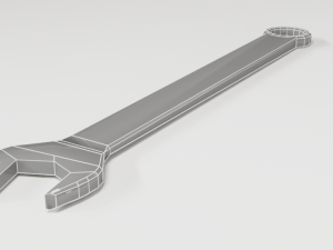 metal wrench 3D 模型