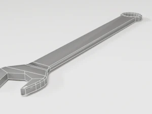 metal wrench 3D Model