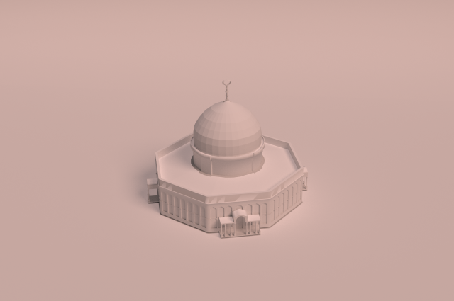 al-aqsa Modelo 3D .c4d .max .obj .3ds .fbx .stl .blend 