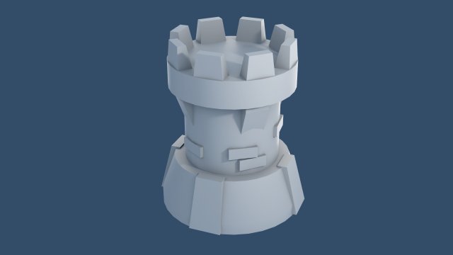 tower Model 3D .c4d .max .obj .3ds .fbx .stl .blend 