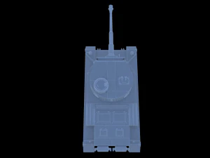 tank vk3001p leopard 3D Model