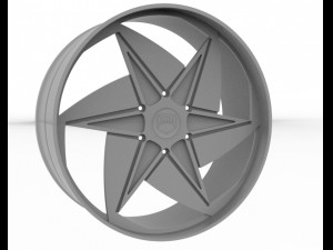 dub wheel Modello 3D