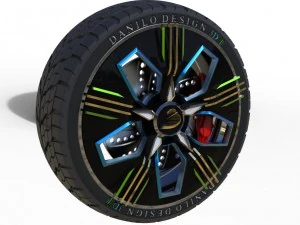 roda estelar Modelo 3D