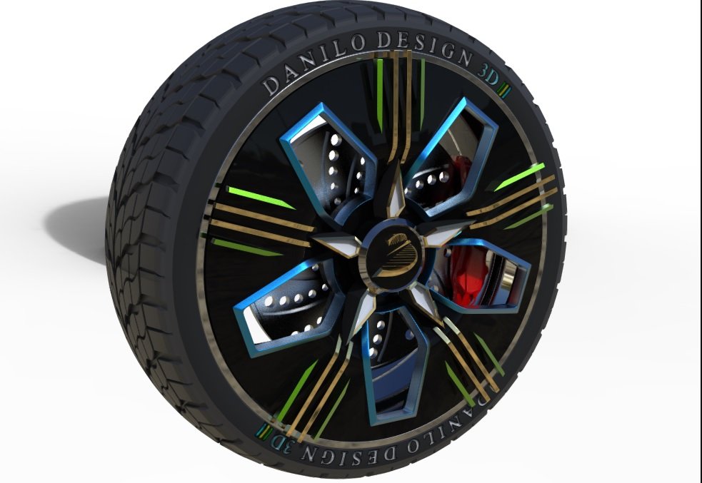 Star wheel. ADV Wheel 3d.