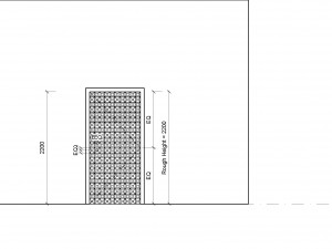 parametric residential door 3D Модель