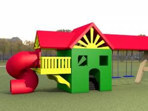 childrens playground Model 3D