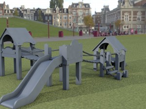 children playground childrens attraction 3D Model