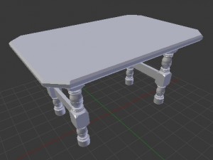 table Modello 3D