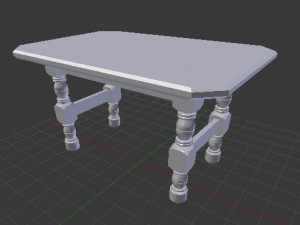 table 3D मॉडल