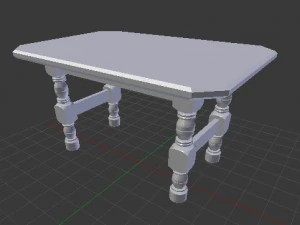 table 3D Model