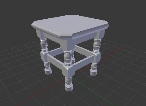 stool 3D Model .c4d .max .obj .3ds .fbx .stl .blend