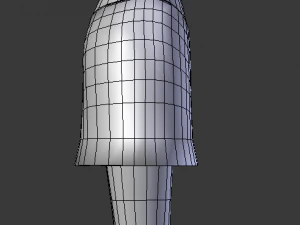 cybergoth cartoon female character 3D Model