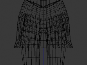 cybergoth cartoon female character Model 3D