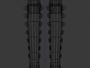cybergoth cartoon female character 3D Model