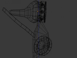 cybergoth cartoon female character 3D Model