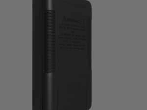 tester m838 model high-poly and low-poly versions 3D Model