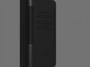 tester m838 model high-poly and low-poly versions 3D Model