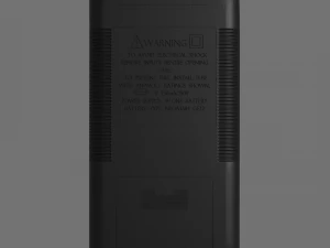 tester m838 model high-poly and low-poly versions 3D Model