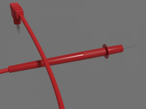 tester m838 model high-poly and low-poly versions 3D Model