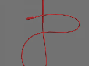 tester m838 model high-poly and low-poly versions 3D Model