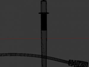 tester m838 model high-poly and low-poly versions 3D Model