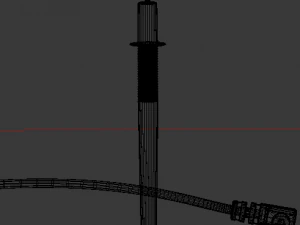 tester m838 model high-poly and low-poly versions 3D Model