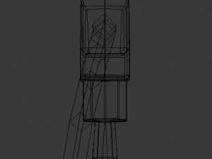 tester m838 model high-poly and low-poly versions 3D Model