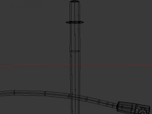 tester m838 model high-poly and low-poly versions 3D Model