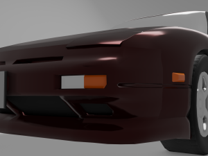 nissan 180sx 3D Model
