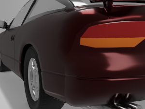 nissan 180sx 3D Model